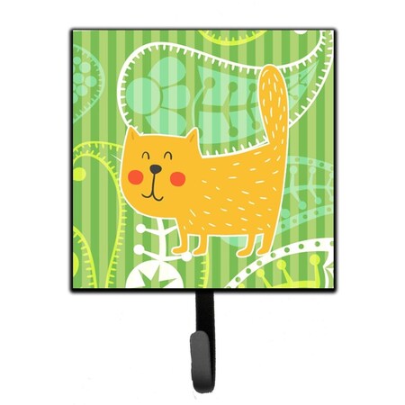 Carolines Treasures Cat on Paisley Leash or Key Holder BB6785SH4